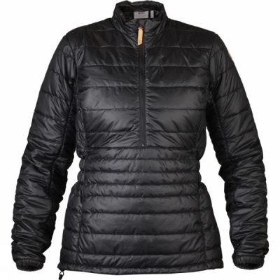 Chaquetas Fjallraven Abisko Padded Pullover Mujer - Negras - Chile EGX160297